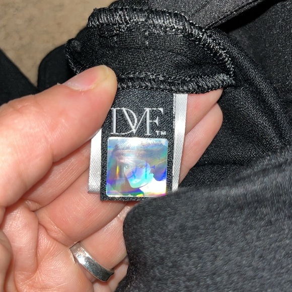 Diane Von Furstenberg DVF Newport Flare Wool Trouser Dress Pants Black 6 - Picture 10 of 11